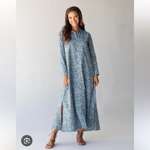 Natural Life Drew Cotton Shirt Dress NWT